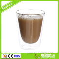 300ml Free Sample Handmade High Borosilicate Glass Double Wall Glass Coffee Cup